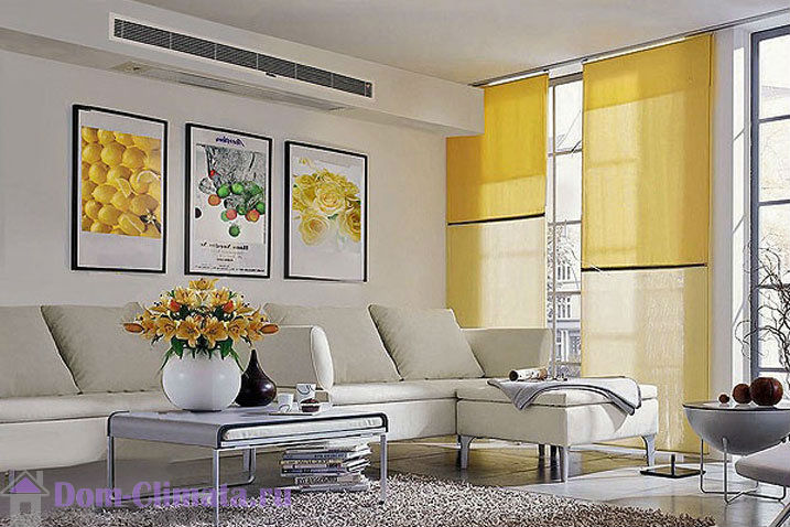 канальная сплит система.