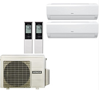 Мультисплит-система Hitachi RAM-40NP2E/RAC-25RPEх2