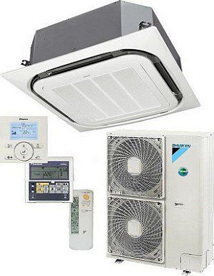 Кассетный кондиционер Daikin FCQG140F / RZQG140L7V/LY