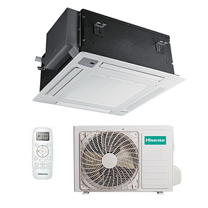 Кассетный кондиционер Hisense AUC-48HR4SKA/AUW-48H6SE1