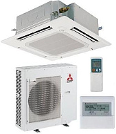 Кассетный кондиционер Mitsubishi Electric PLA-RP100BA/PUH-P100YHA