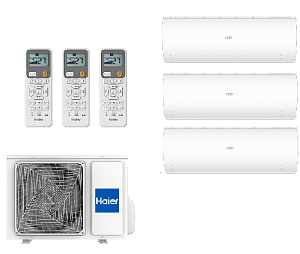 Мультисплит-система Haier Haier 3U55S2SR5FA/AS20PS1HRAх3