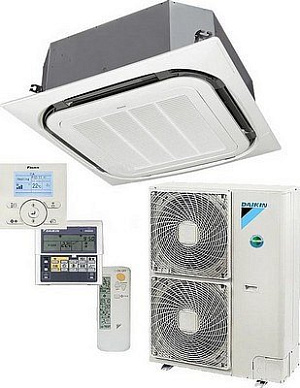 Кассетный кондиционер Daikin FCQG71F / RR71BV/W