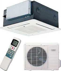Кассетный кондиционер General Climate GC / GU-4C18HRN1 compact