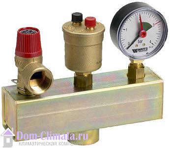 Группа безопасности Watts KSG 30 20M-ISO2 (сталь) с теплоизоляцией