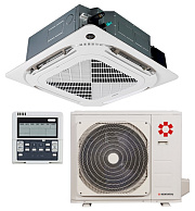 Кассетный кондиционер Kentatsu KSVT105HFAN3/KSUR105HFAN3/KPU95-DR