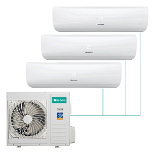 Мультисплит-система Hisense AMW3-18U4RJA/AMS-07UW4RMRKB00х3